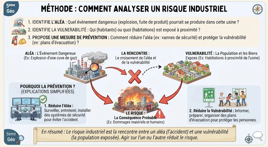 Infographie : analyser un risque industriel