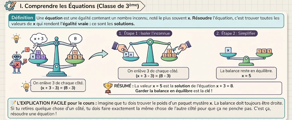 Infographie : comprendre les équations