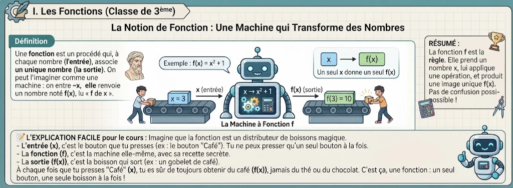 Infographie : la notion de fonction