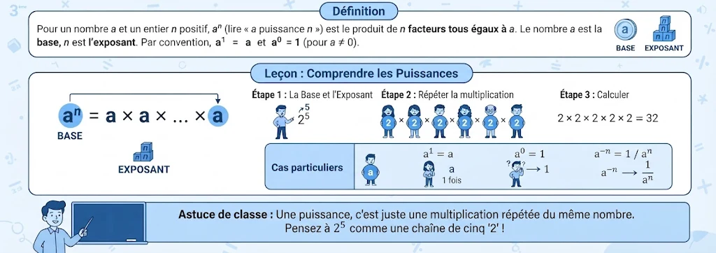 Infographie : comprendre les puissances