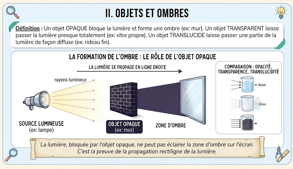 Infographie : objets et ombres